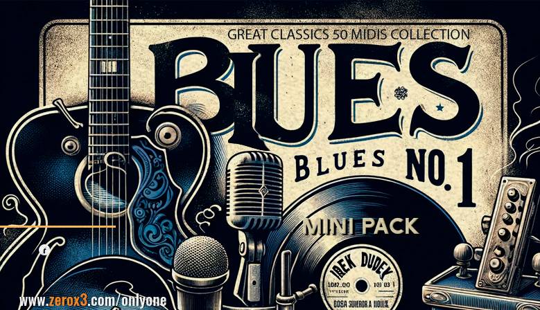 Mini Pack x 50 Midis - Grandes Clasicos del Blues No. 1